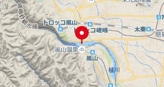 桜 嵐山の地図